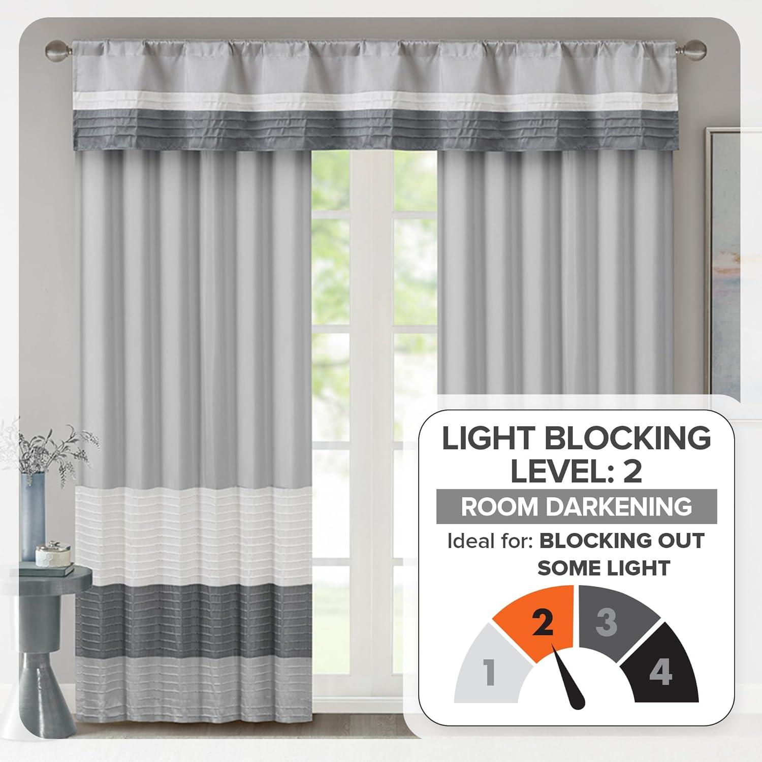 Amherst Polyoni Pintuck Curtain Panel