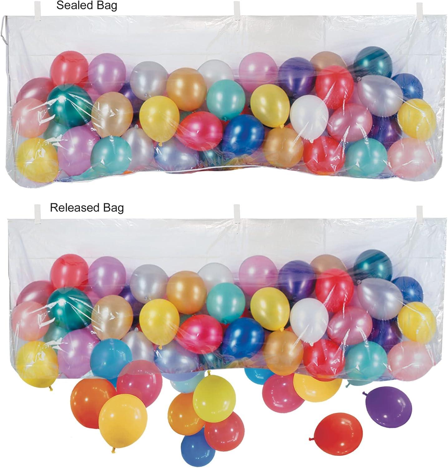Beistle Balloon Drop Bag With 100 Balloons