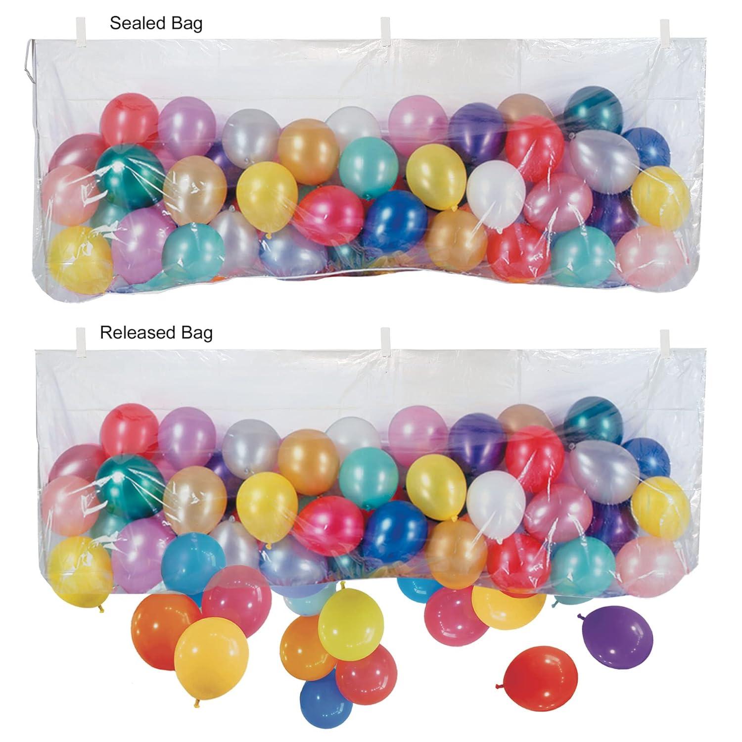 Beistle Balloon Drop Bag With 100 Balloons