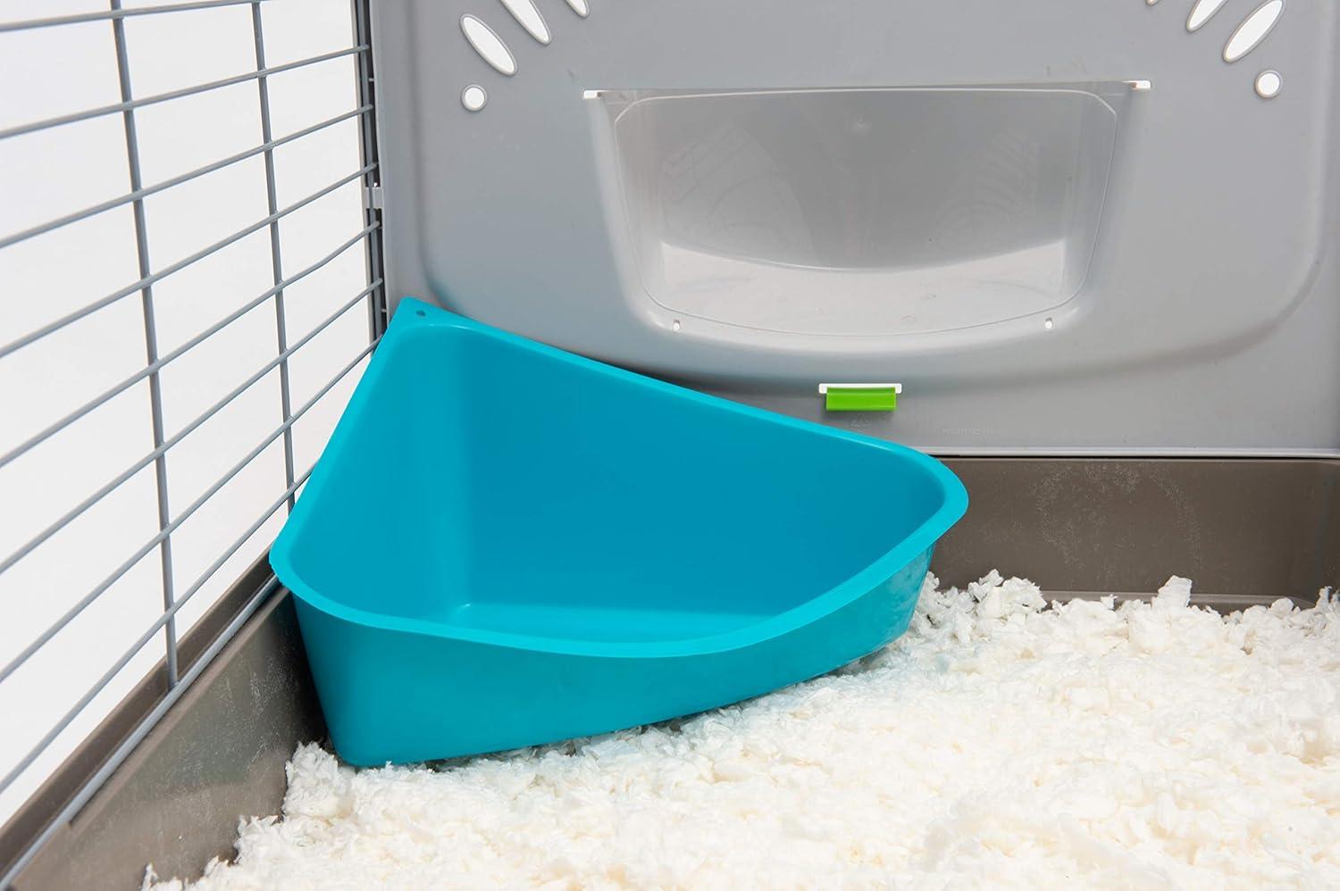 Lixit Medium Corner Litter Pan for Ferrets, Rabbits, Rats, Guinea Pigs and Other Small Animals