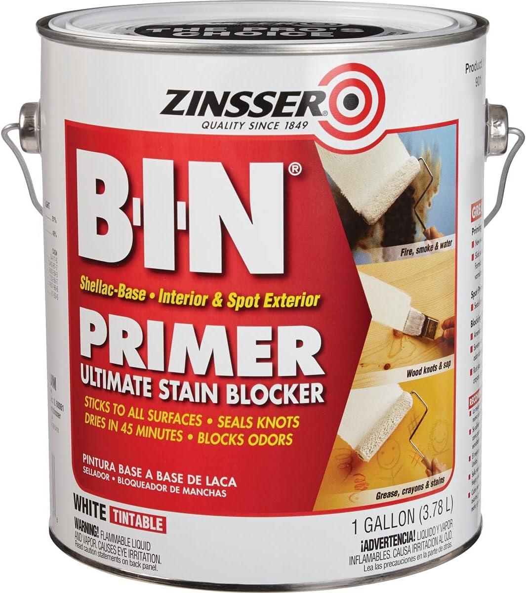 Zinsser B-I-N White Shellac-Based Primer and Sealer 1 gal