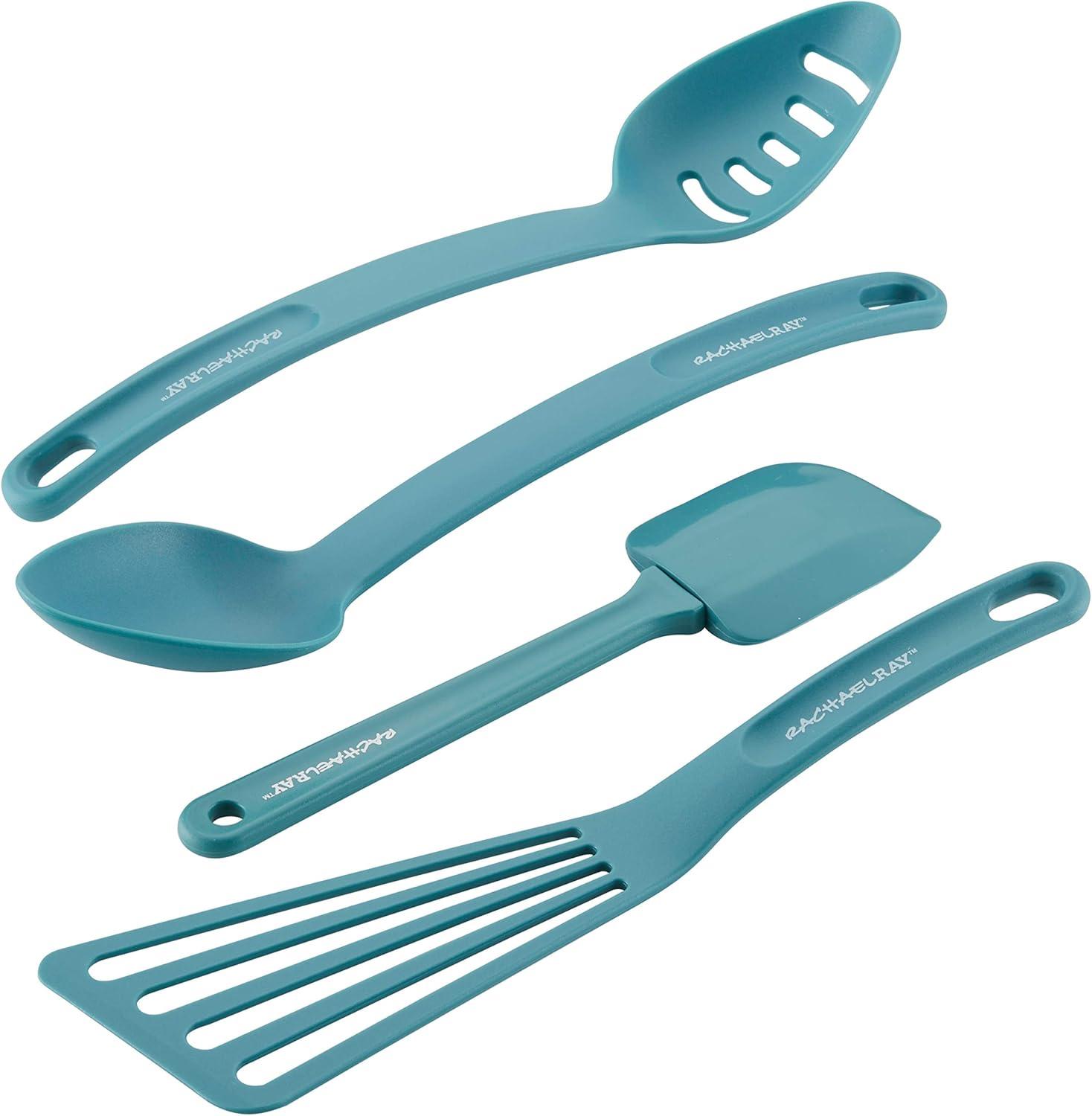 Rachael Ray Cucina Nylon Nonstick Cooking Utensil Set, 4 Piece