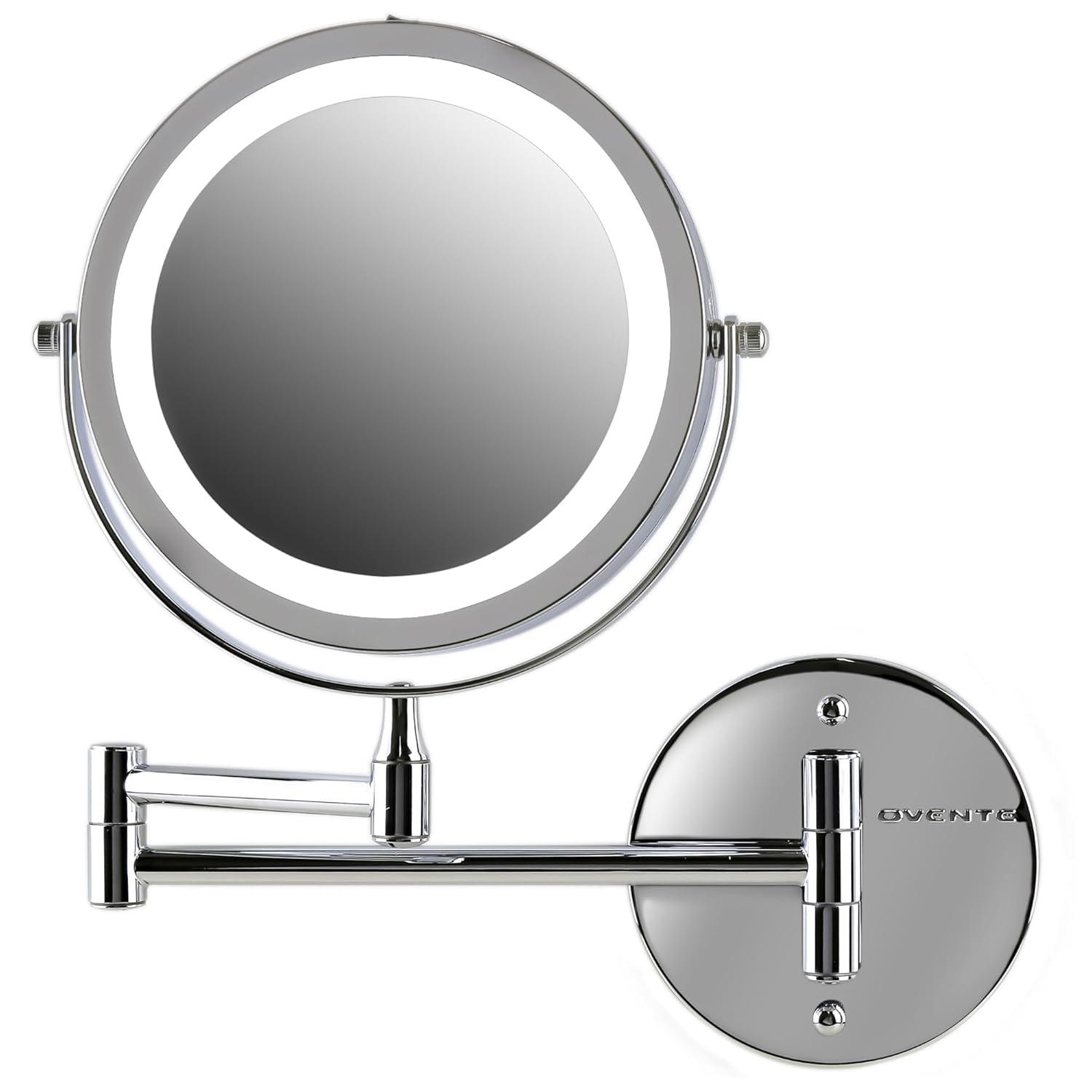 Ovente Concave LED Wall Mirror