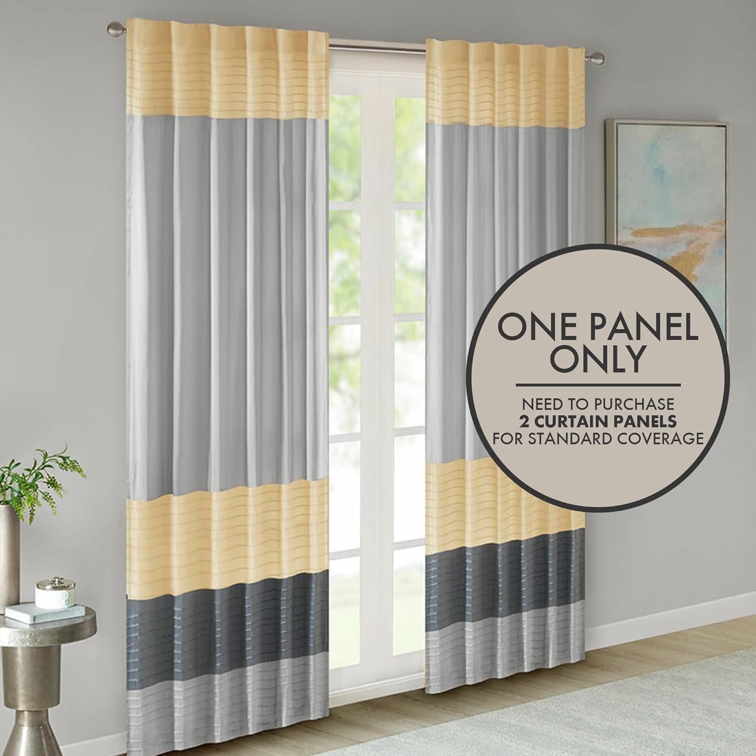 Amherst Polyoni Pintuck Curtain Panel