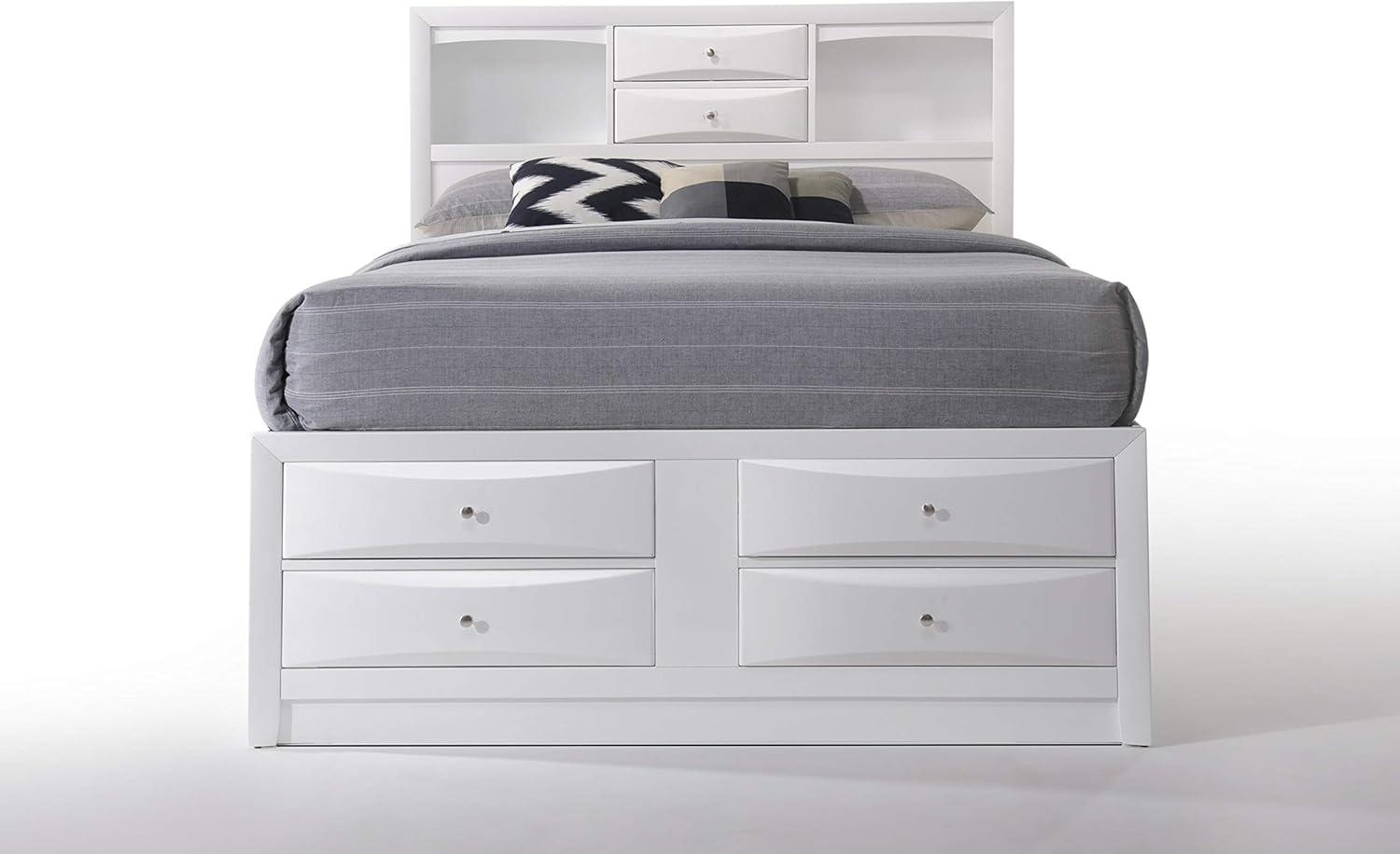 Acme Furniture 91" Queen Ireland Bed White
