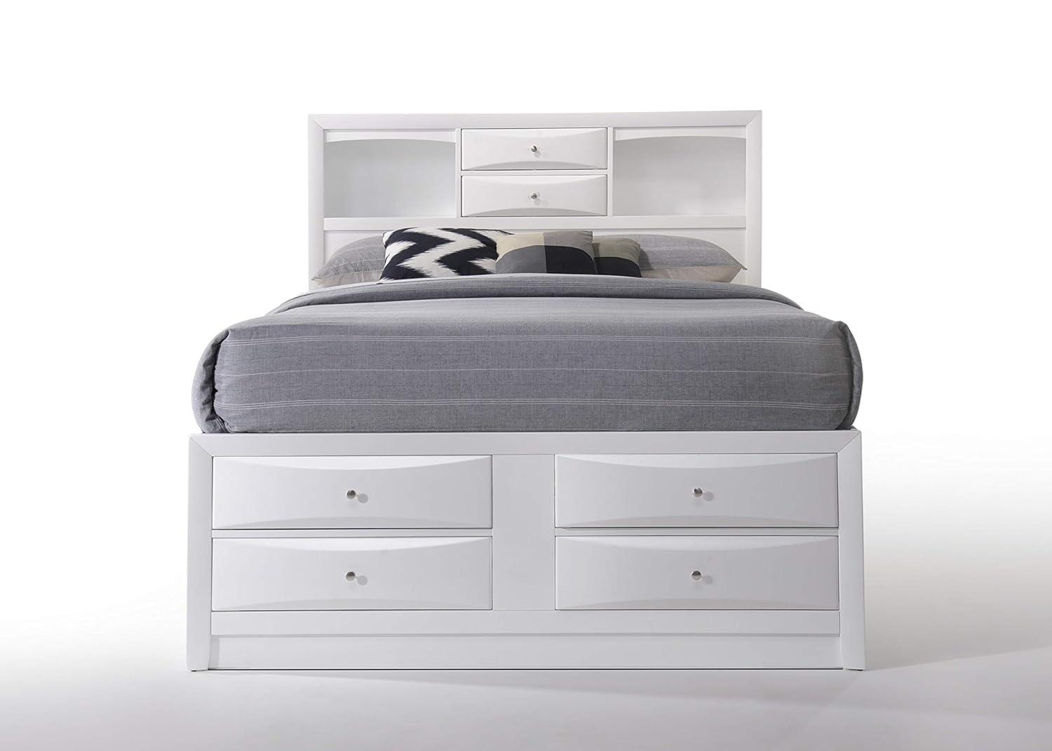 Acme Furniture 91" Queen Ireland Bed White
