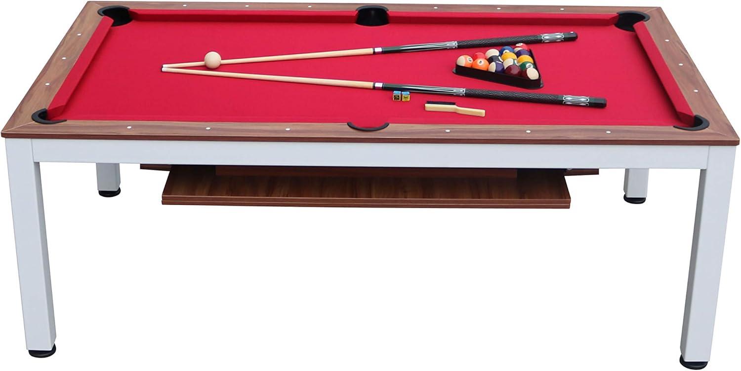 Playcraft Playcraft Glacier 7' Pool Table with Dining Top and Steel Legs