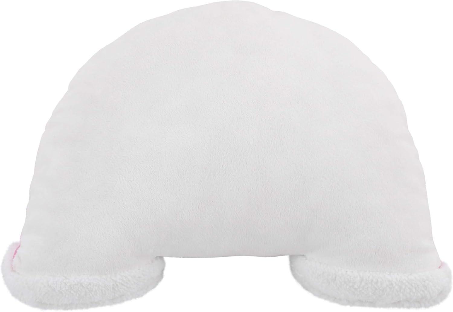 NoJo Little Love by NoJo Rainbow Shaped Plush Sherpa Decorative Pillow with Clouds