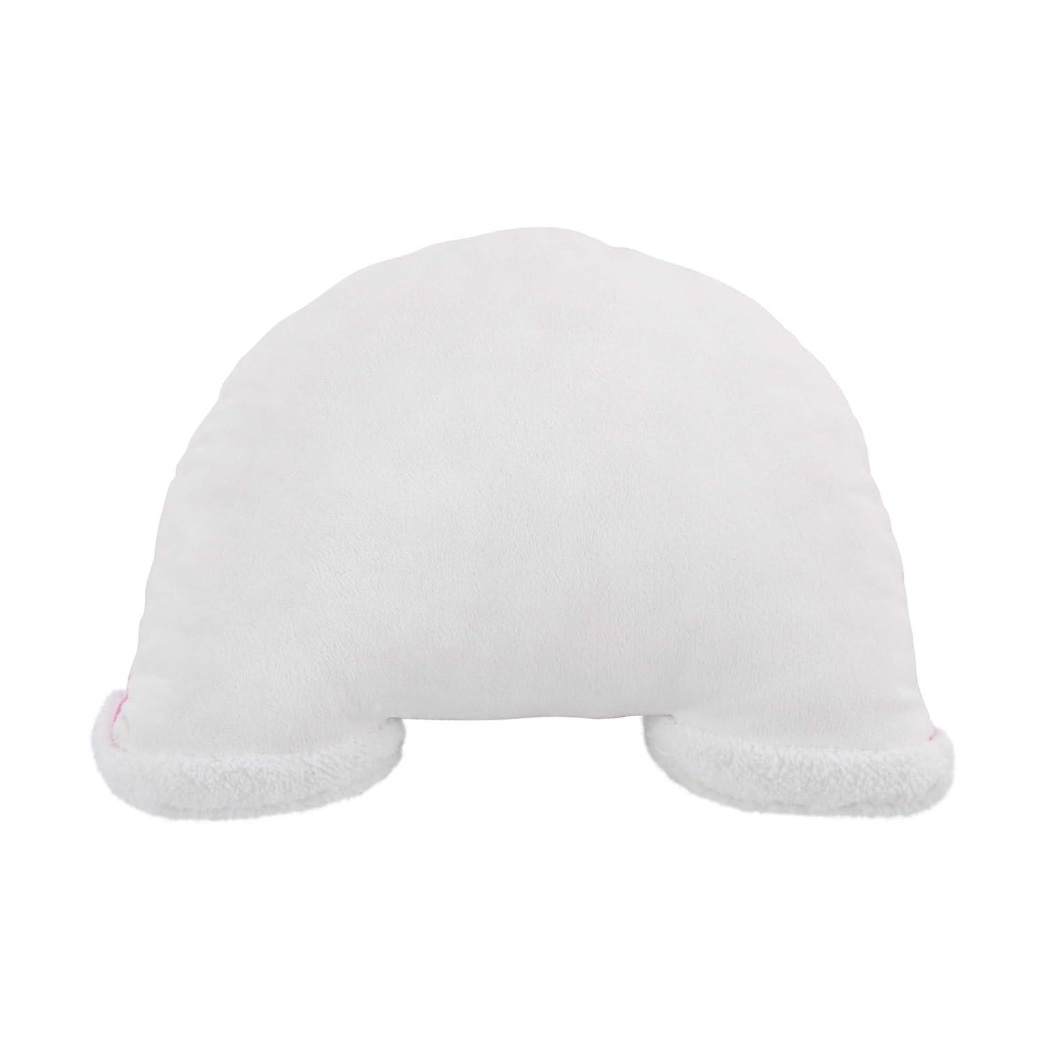 NoJo Little Love by NoJo Rainbow Shaped Plush Sherpa Decorative Pillow with Clouds
