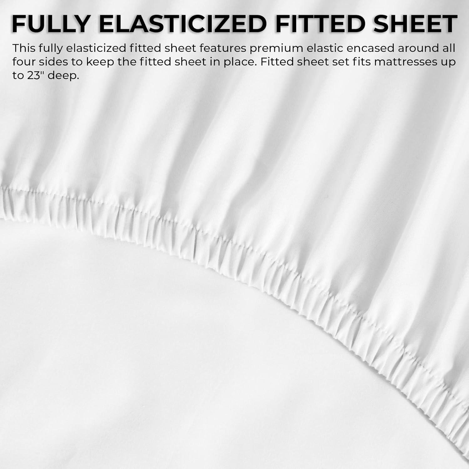 Egyptian Cotton Sateen Sheet Set