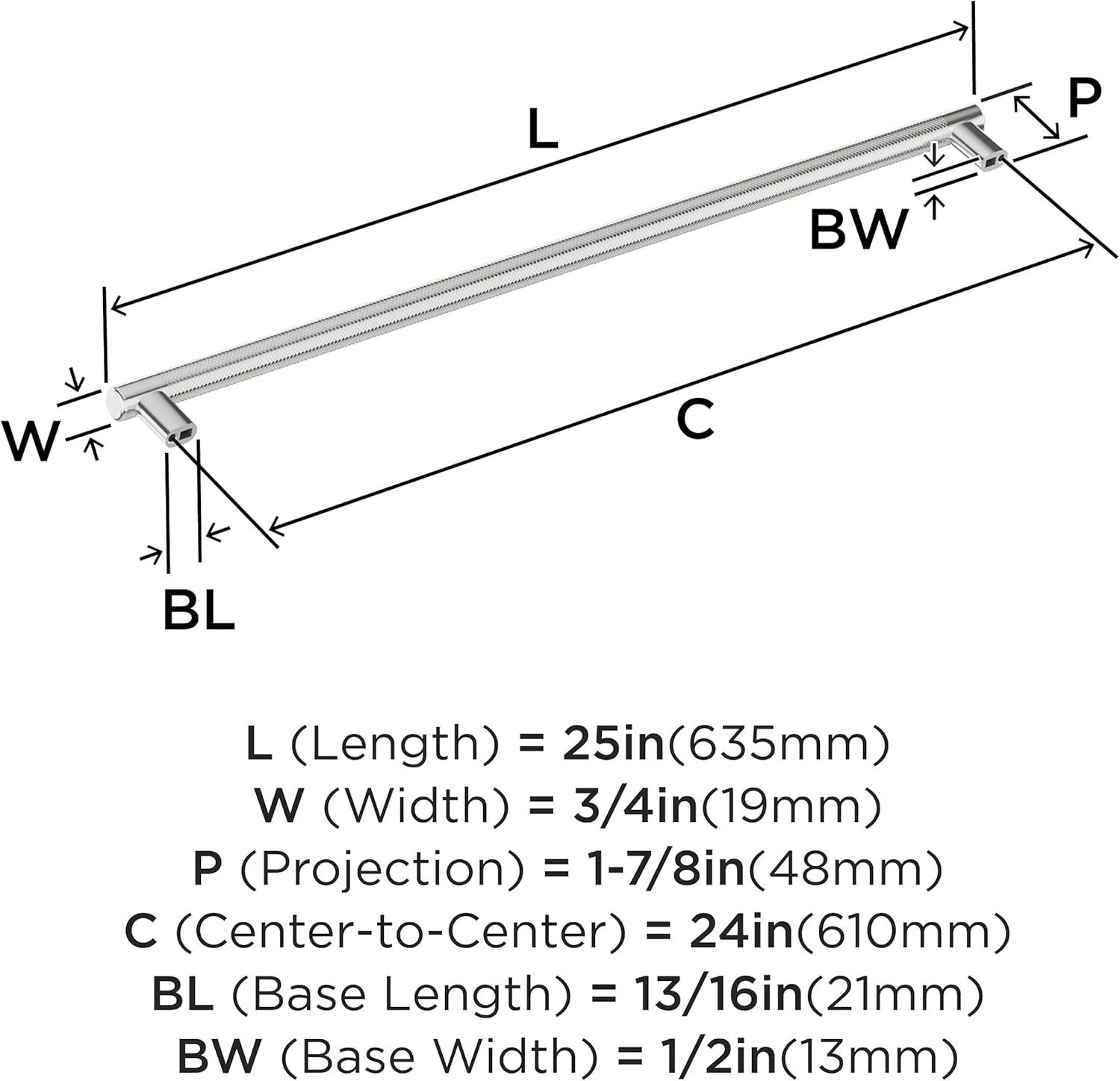 Bronx 24 inch (610mm) Center-to-Center