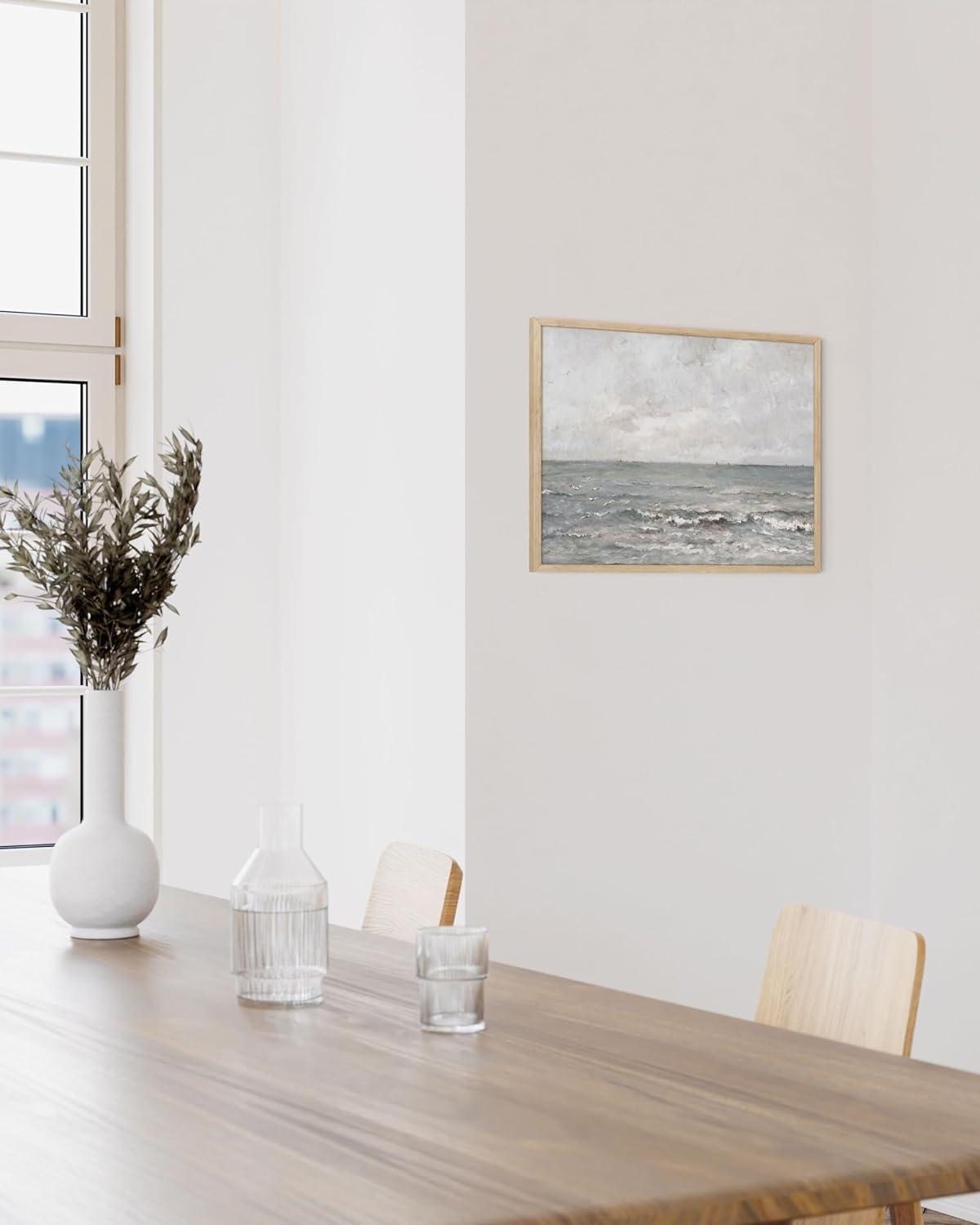 HAUS AND HUES Sea Wall Art - Modern Wall Paintings for Living Room and Stylish Bathroom Decor in Vintage and Farmhouse Styles (8x10 Unframed)