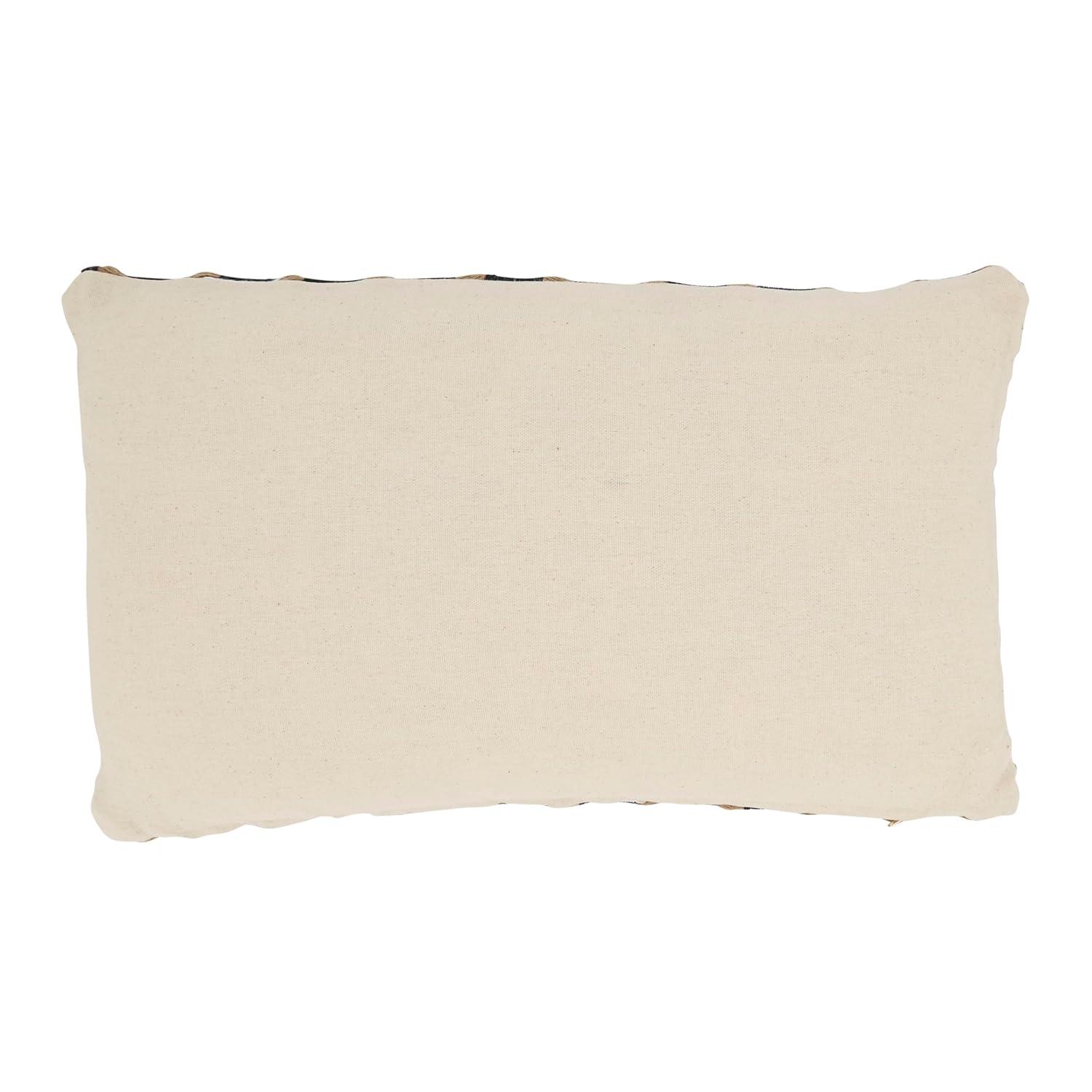 Saro Cambria Collection Geometric Cotton Blend Pillow Cover