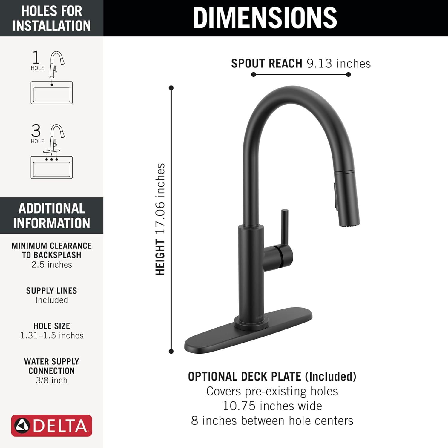 Single Handle Pull-Down Kitchen Faucet