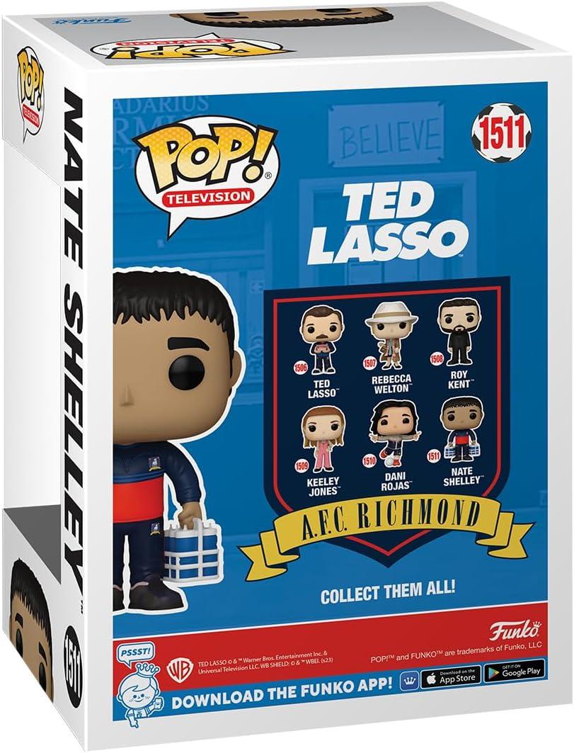 Funko Pop! TV: Ted Lasso - Nate Shelley with Water Vinyl Figure #1511 #70720