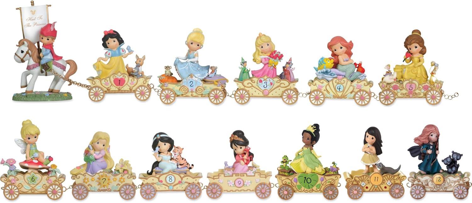 Precious Moments Disney Fulfill Your Dreams, Precious Moments Disney Birthday Princess Parade Figurine, Age 12