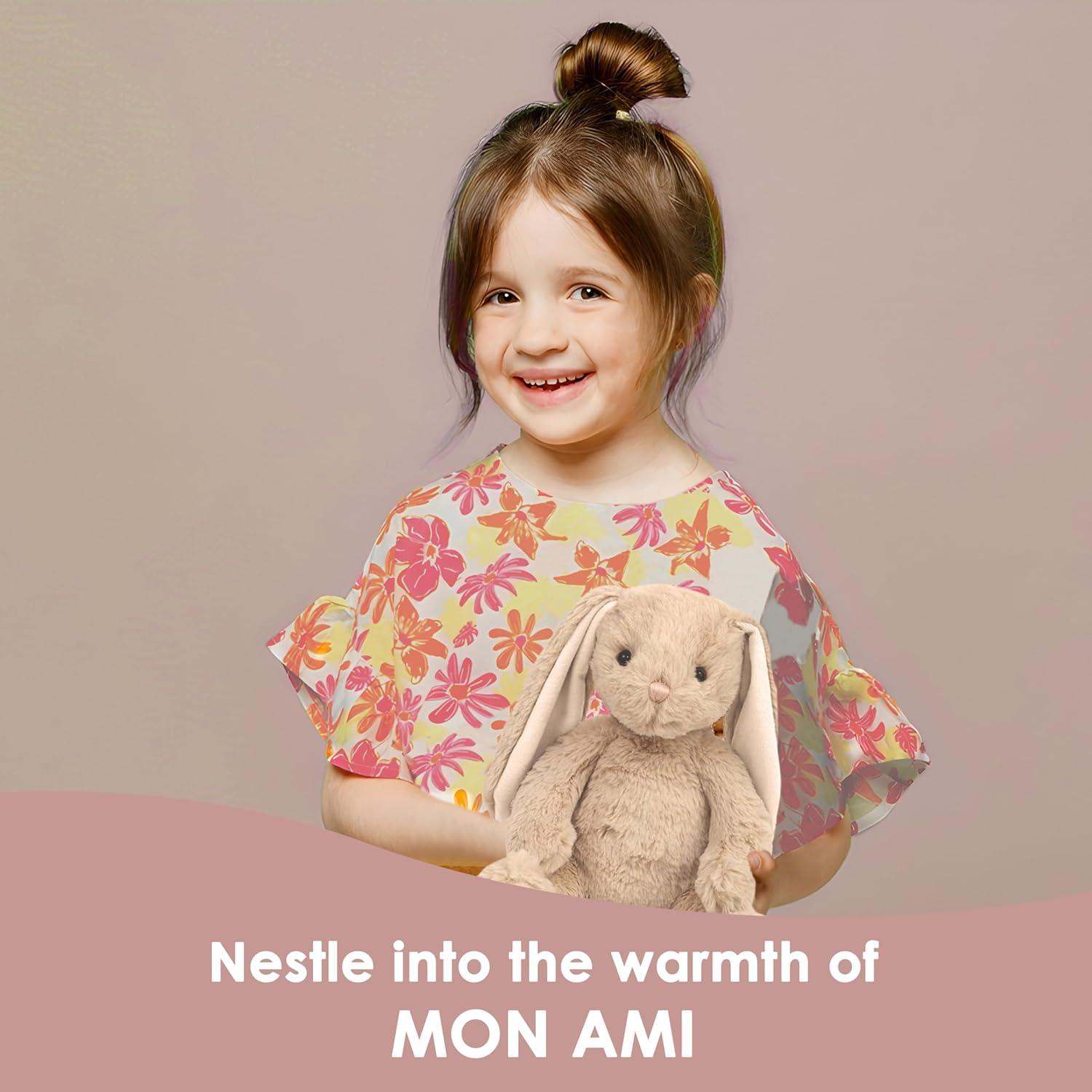 Buffy Beige Plush Bunny Toy for Easter, 15 inches