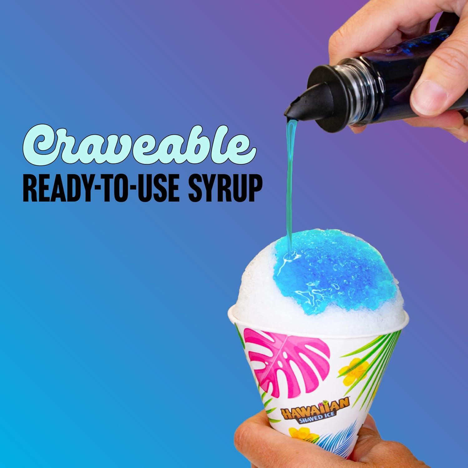 Hawaiian Shaved Ice Cotton Candy Flavor Snow Cone Syrup, 16 Fluid Ounces