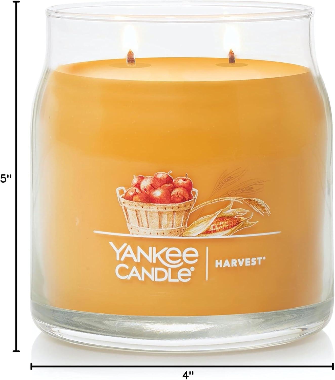 Harvest Scented Red Soy Jar Candle