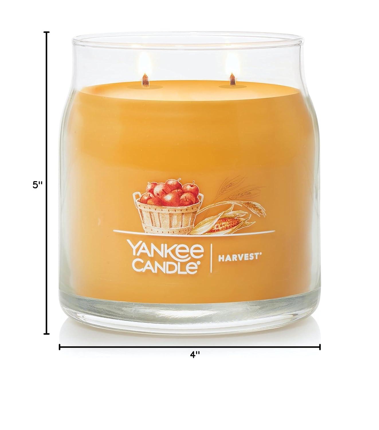Harvest Scented Red Soy Jar Candle