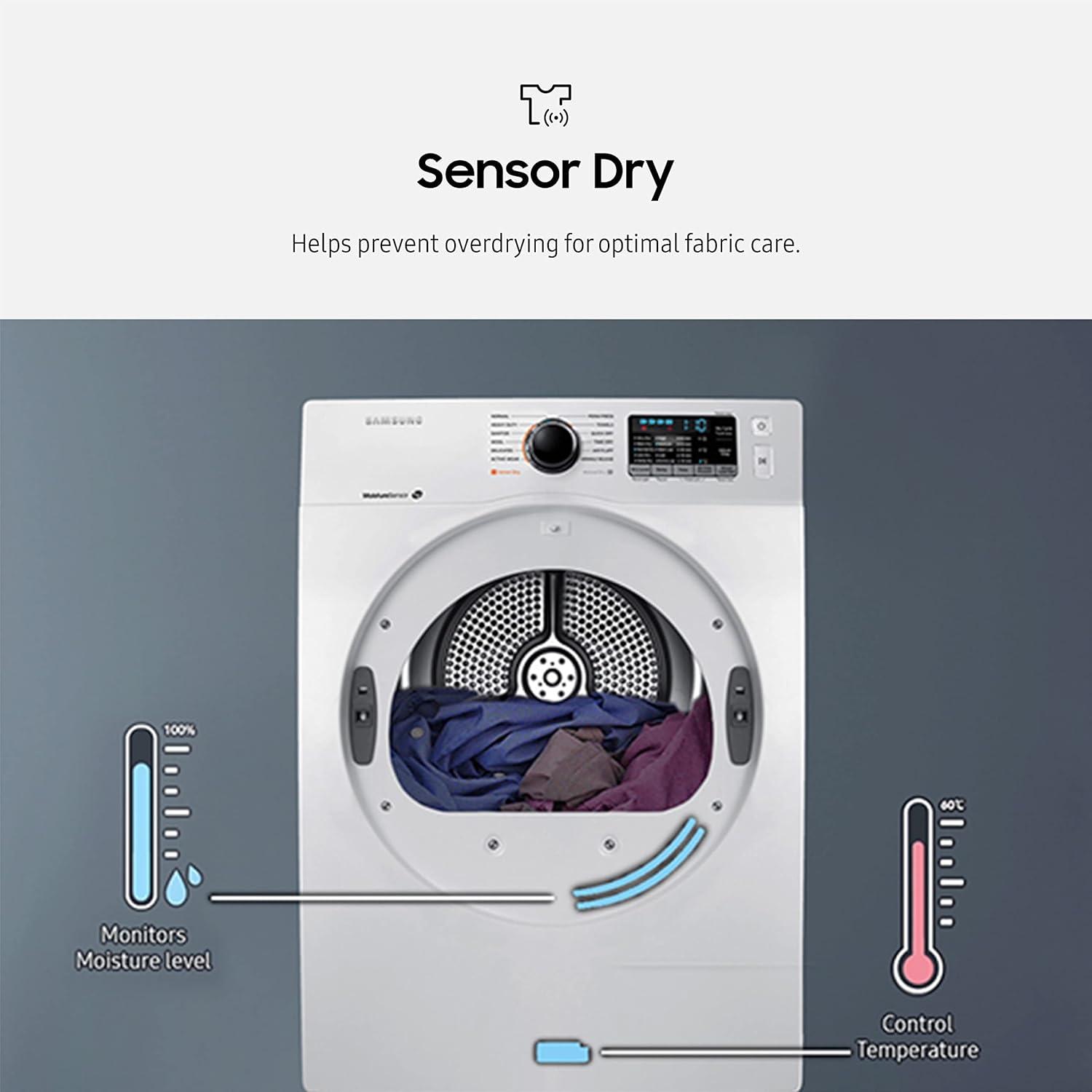 Samsung 4.0 cu. Ft. Heat Pump Dryer with AI Smart Dial and Wi-Fi Connectivity