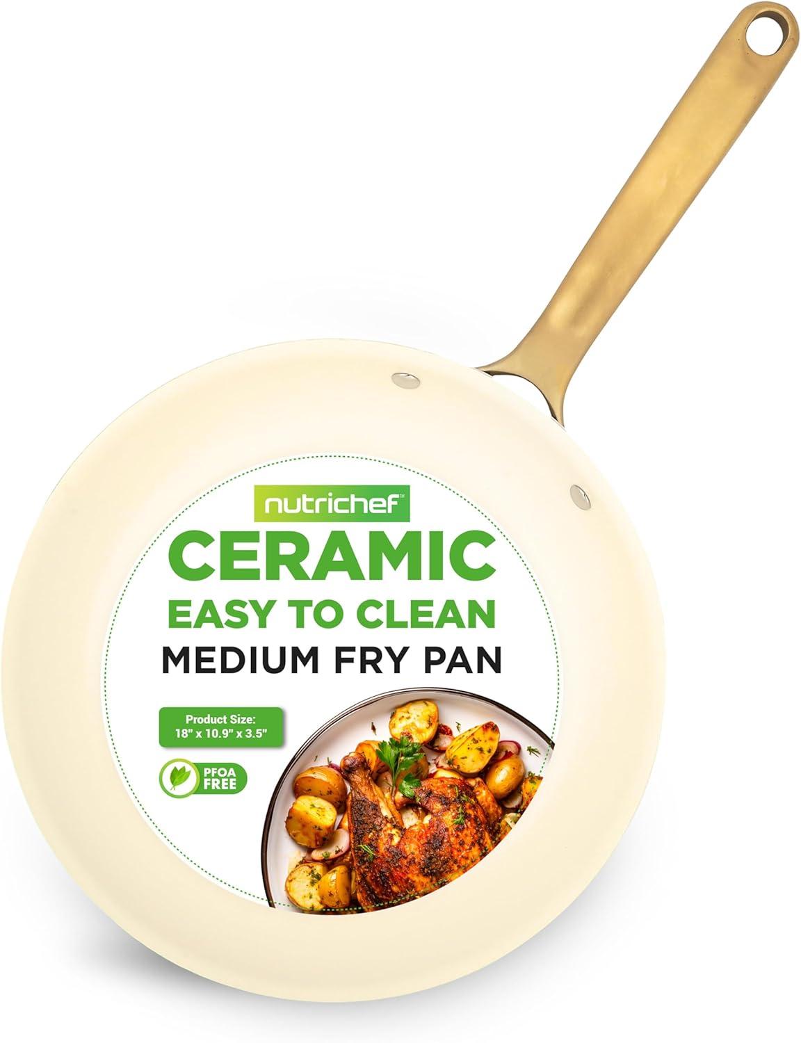 NutriChef Ceramic Non-Stick Omelette Pan