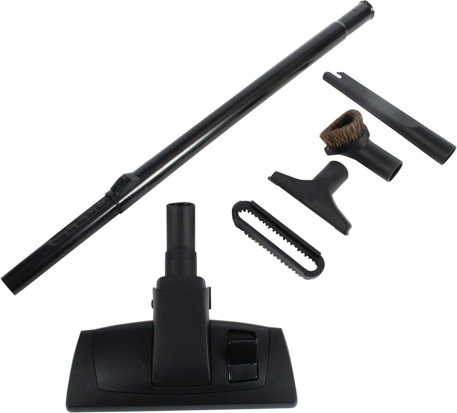 Black Aluminum Telescopic Wand and Vacuum Tool Kit