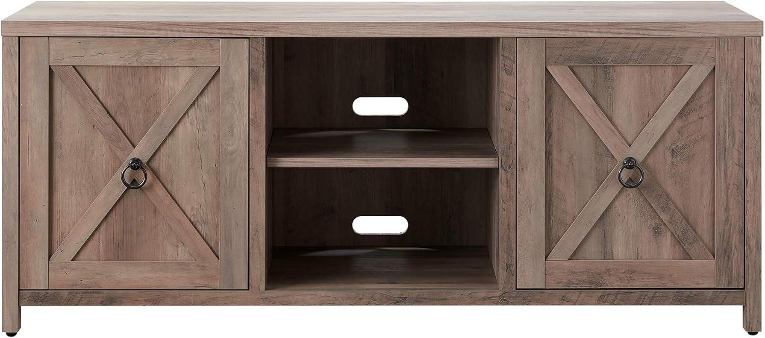 Evelyn&Zoe Granger Rectangular TV Stand for TV's up to 65", Gray Oak