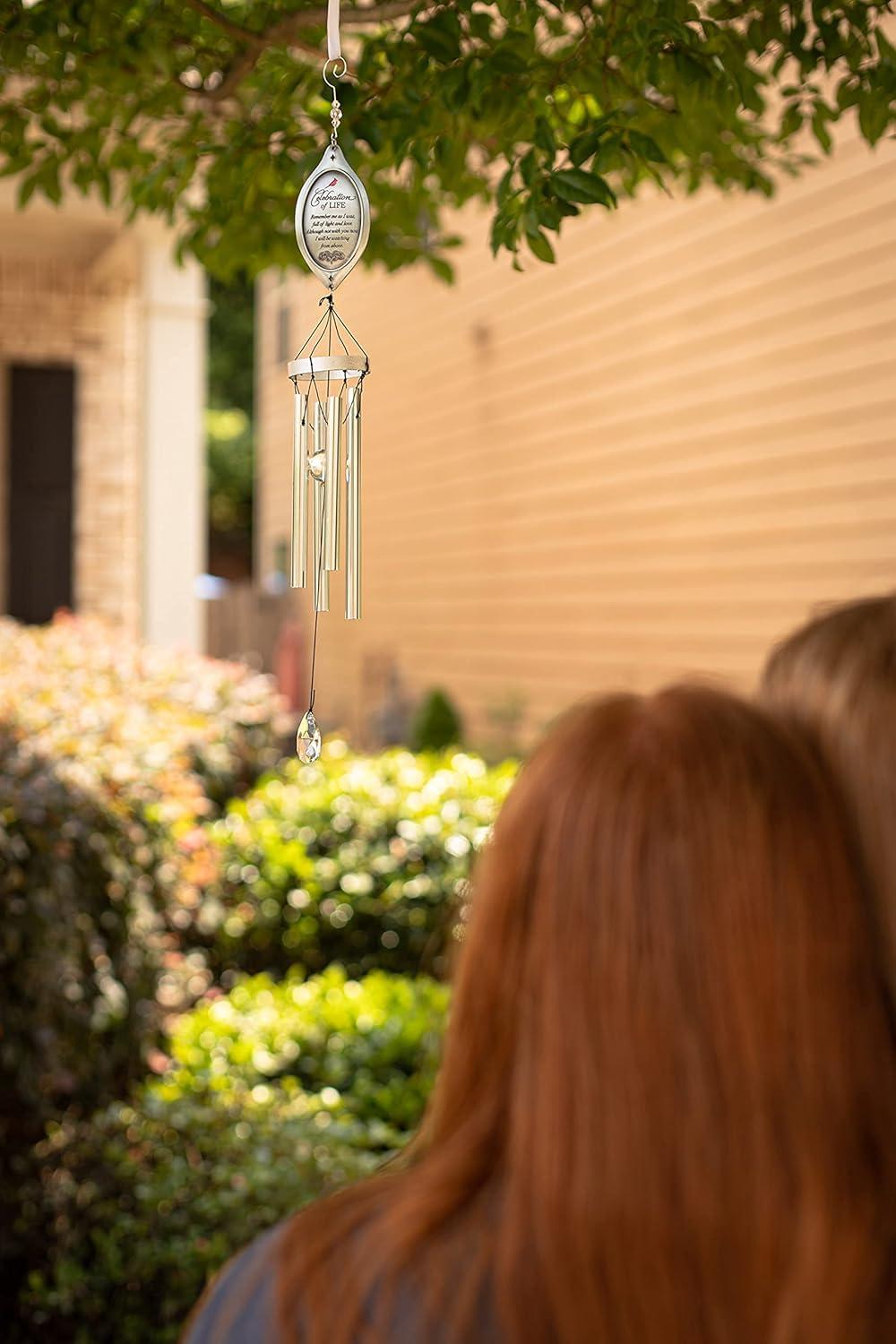 Celebration of Life Memorial Wind Chimes in Memory of Loved One - Ideal Sympathy Gift/Bereavement Gift
