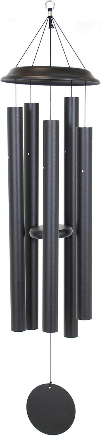 Shenandoah 59" Black Aluminum Wind Chime for Outdoor Decor