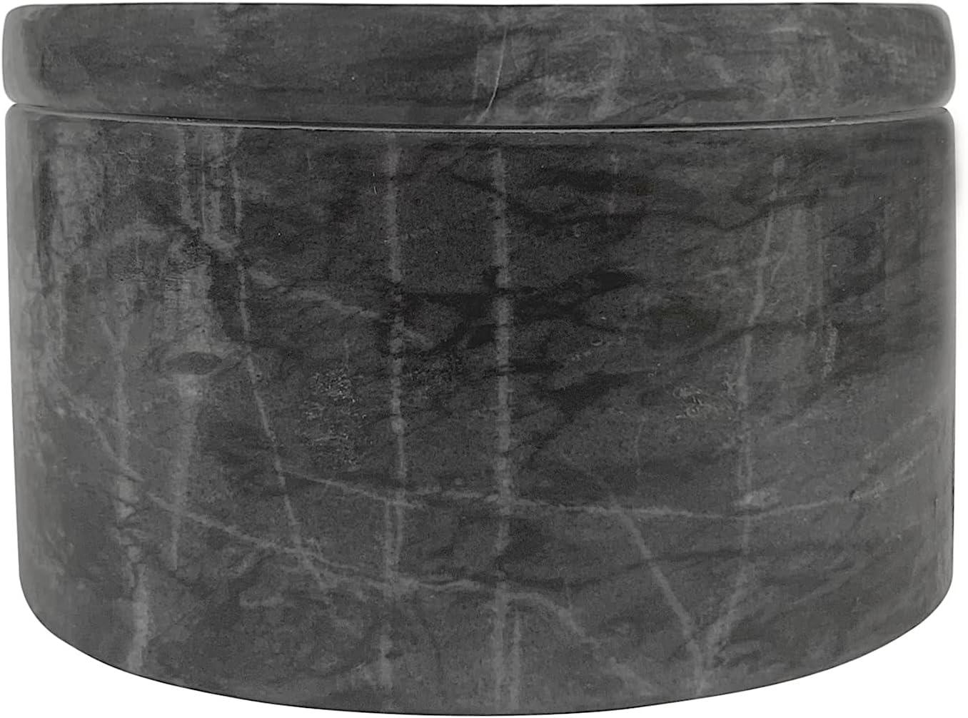 Fox Run Brands Fox Run Marble Double Salt Cellar, Black