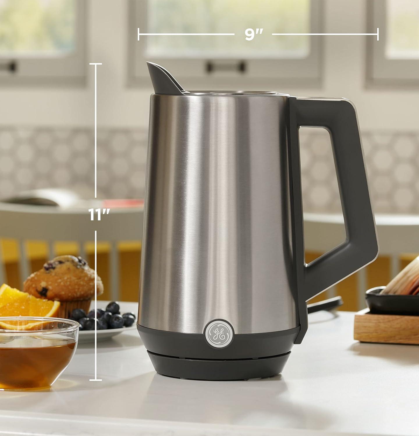 Stainless Steel 6-Cup Digital Electric Kettle with Temperature Control