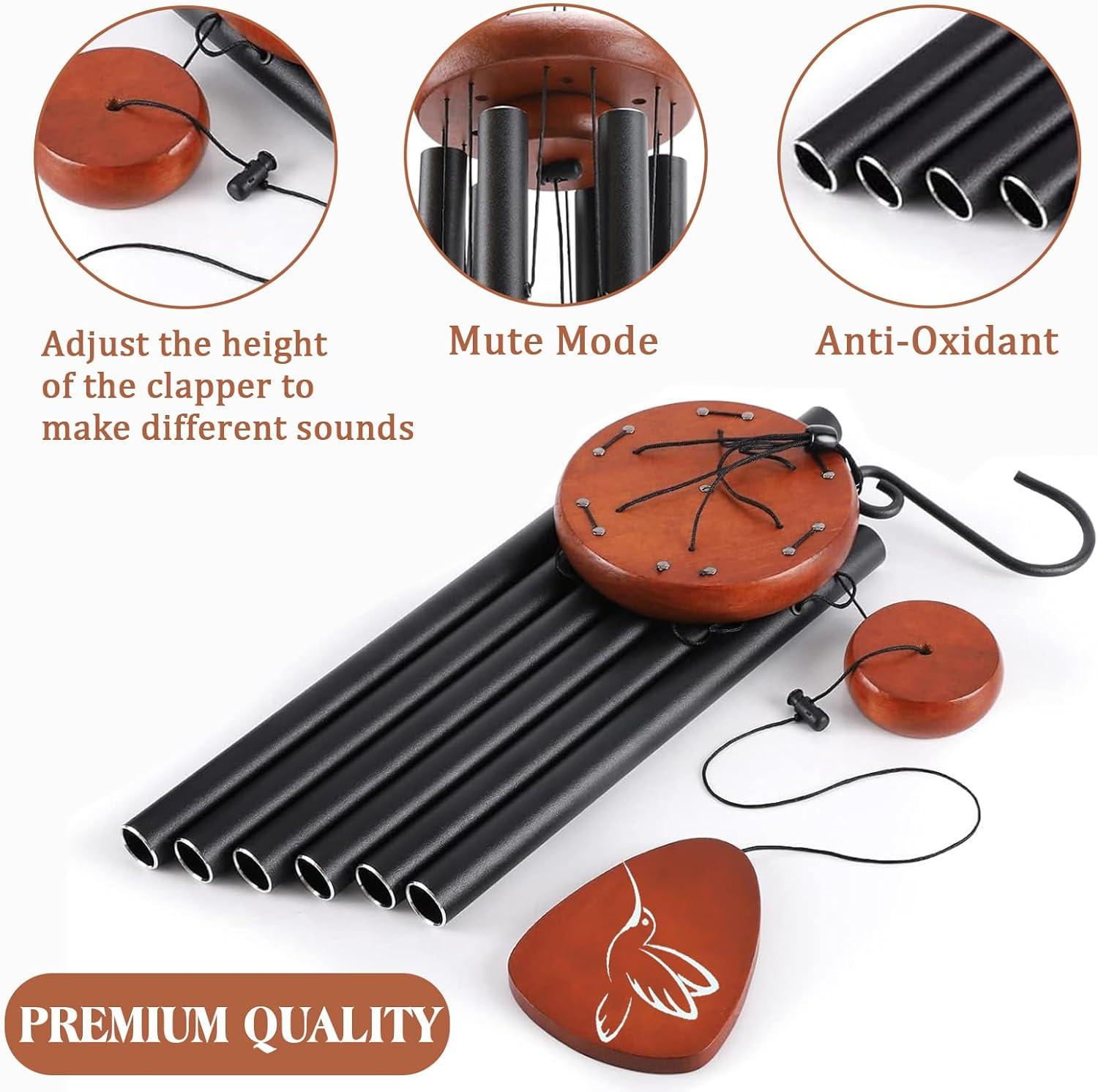 Sympathy Gifts for Loss of Loved One 32" Memorial Wind Chimes for Loss of Loved One Bereavement Condolence Gifts Sympathy Windchimes Memory Wind Chime with Memorial Card