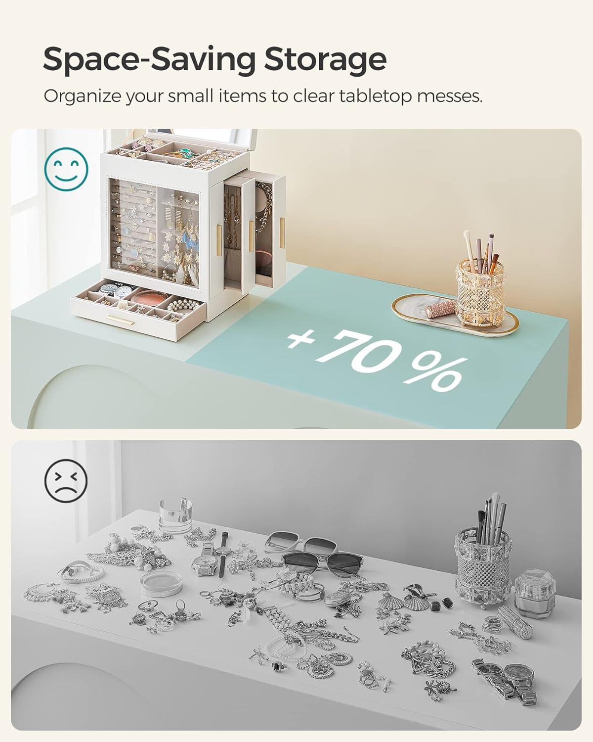 Latitude Run® 5 Layer Jewelry Box with Glass Window