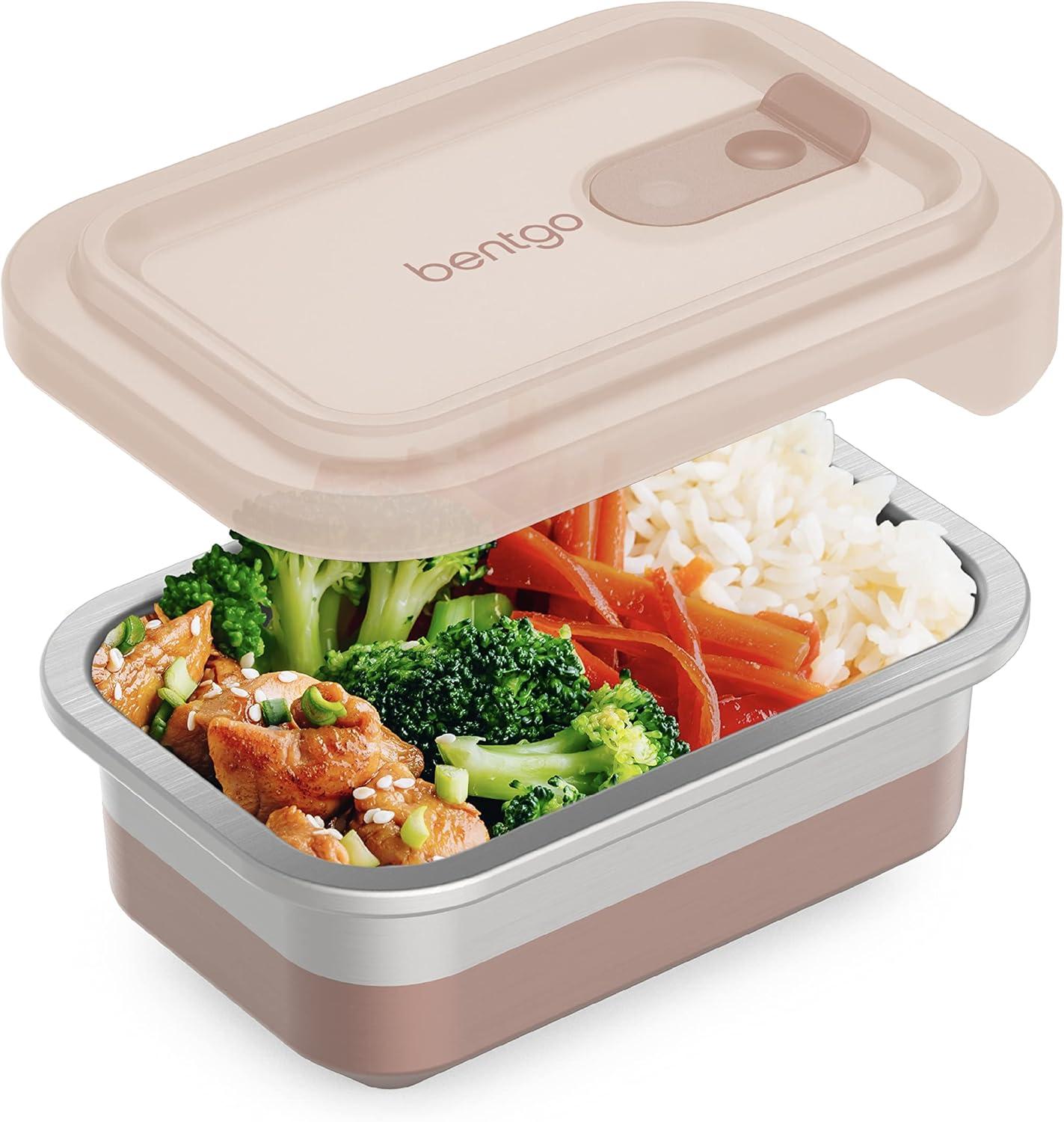 Bentgo Microsteel Heat and Eat Container Rose