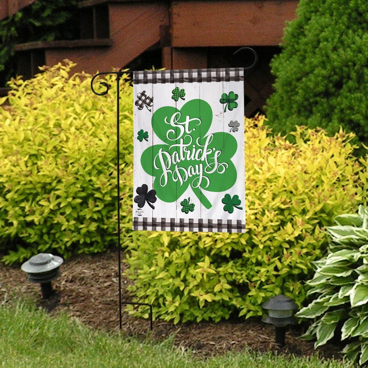 Briarwood Lane Celtic Shamrocks St. Patrick's Day Garden Flag Iri