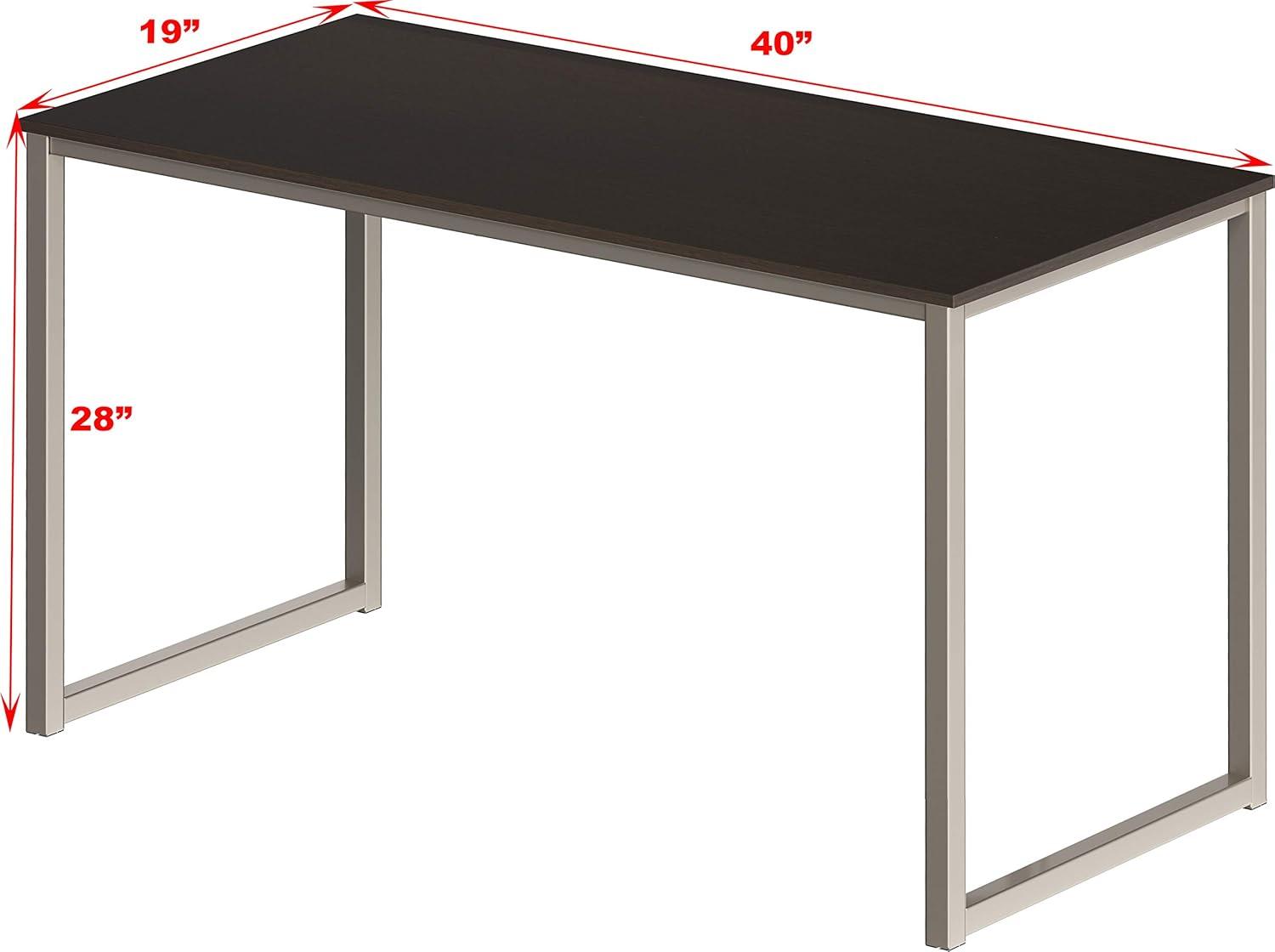 SHW Mission 32 inches office desk, Espresso