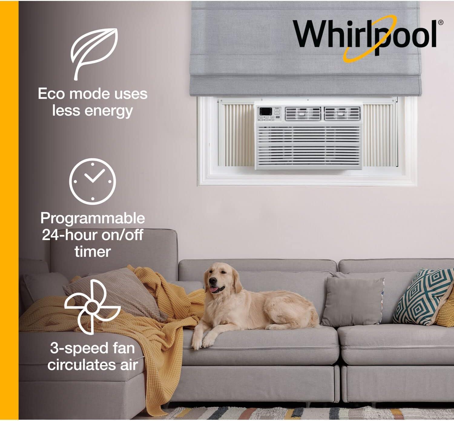 Whirlpool 12000 BTU Energy Star Window Air Conditioner for 550 Square Feet with Remote Included