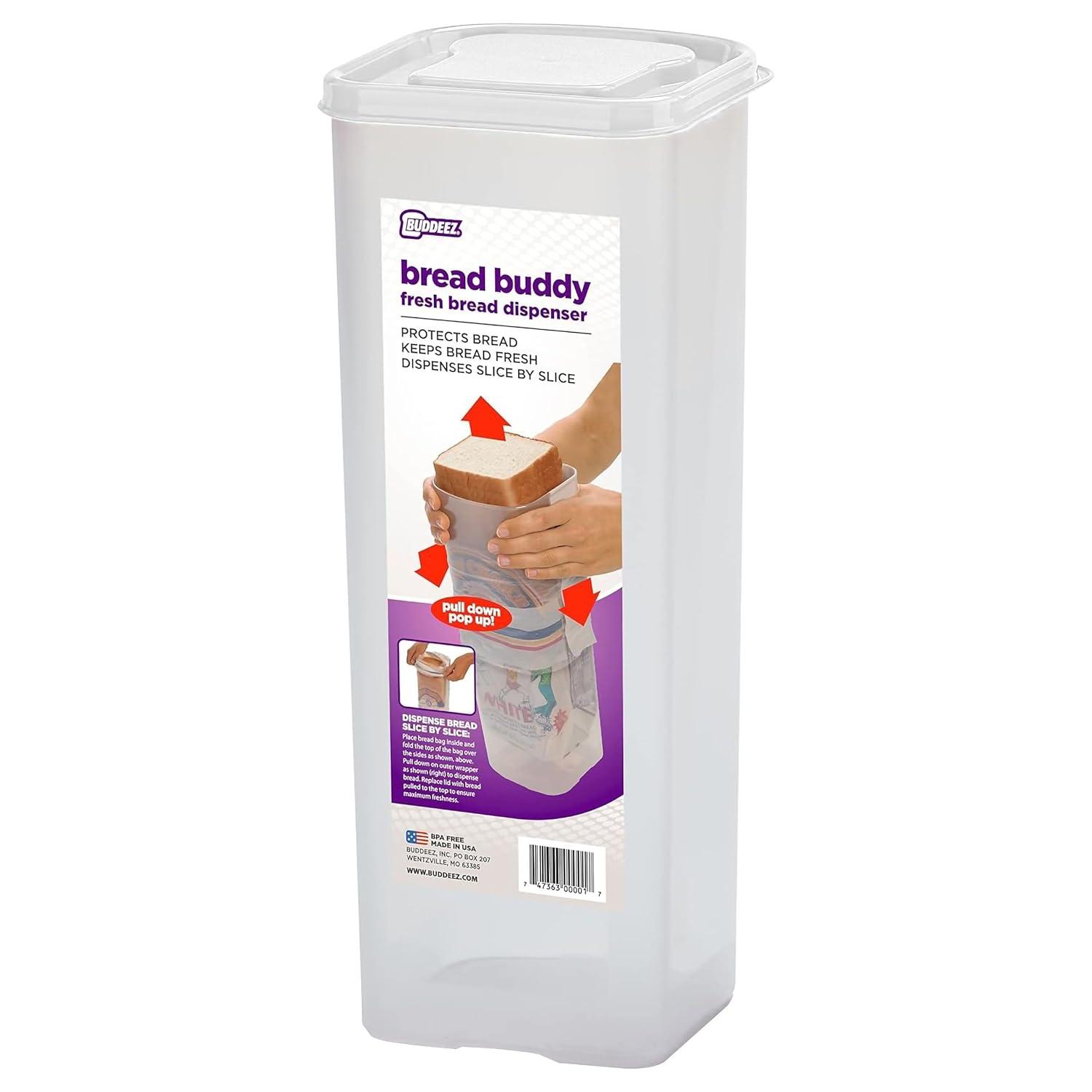 Buddeez Buddeez Original Bread Buddy Storage/Dispenser Bread Box