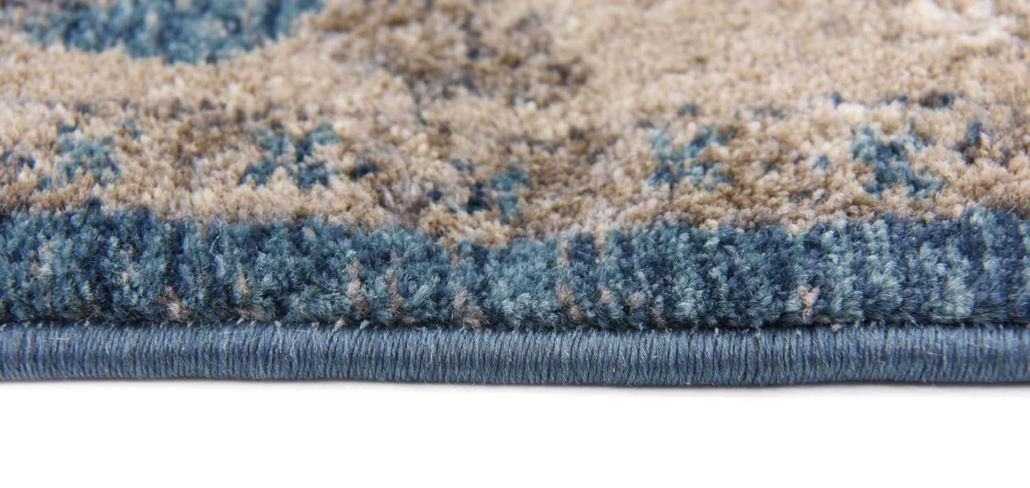 RugPal Linz Oriental Blue Area Rug