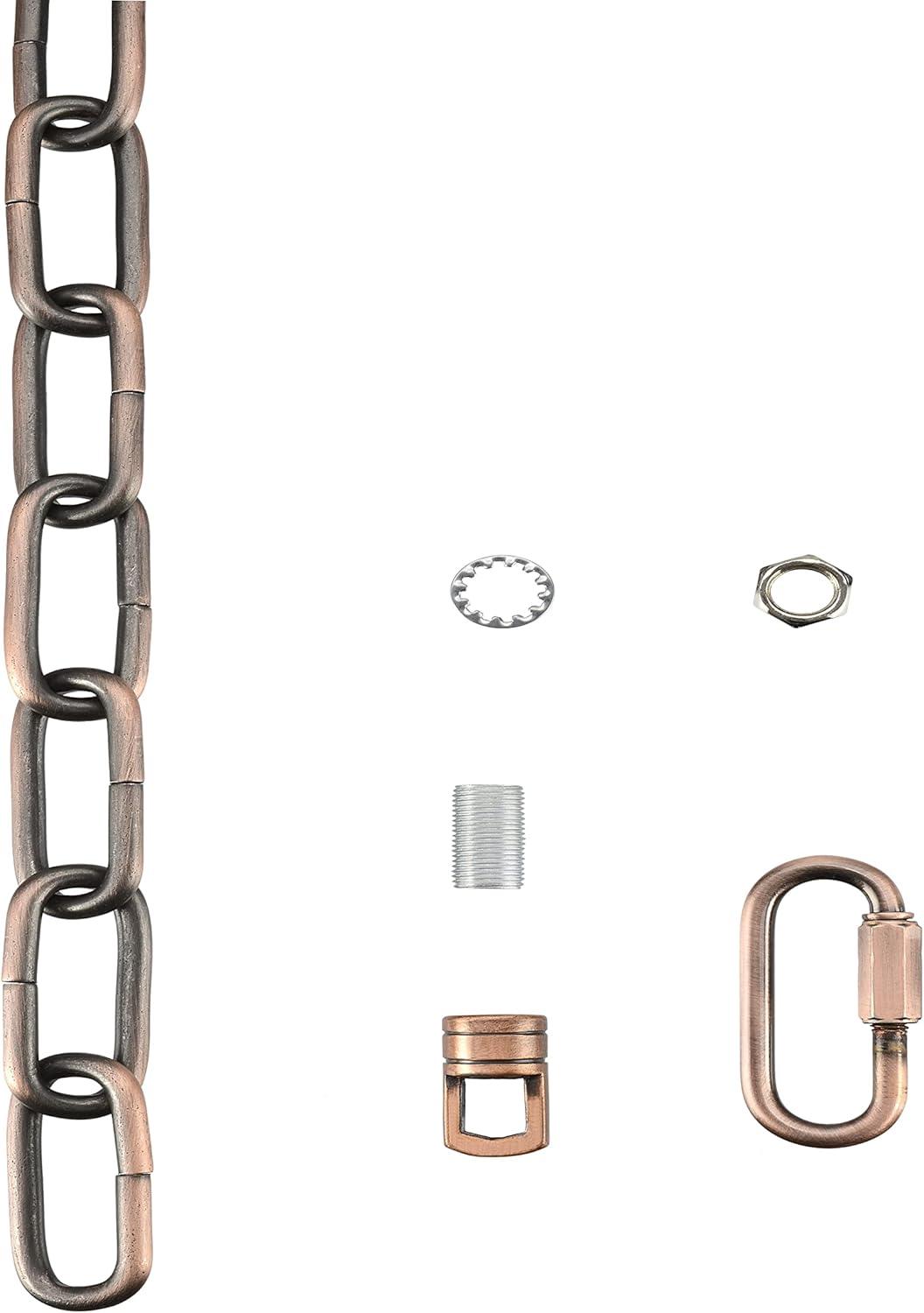 Heavy Duty Chain for Hanging up Maximum Weight 120 Pounds-Lighting Fixture