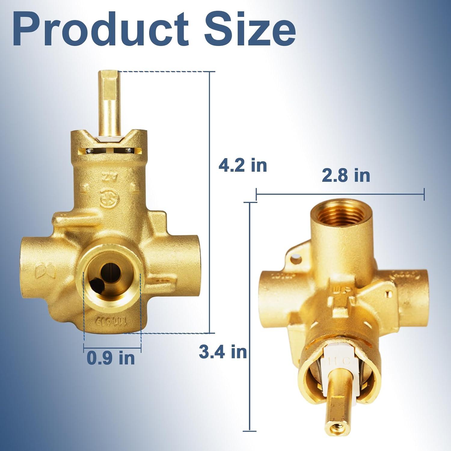 Posi-Temp Pressure Balancing Valve with IPS Connection