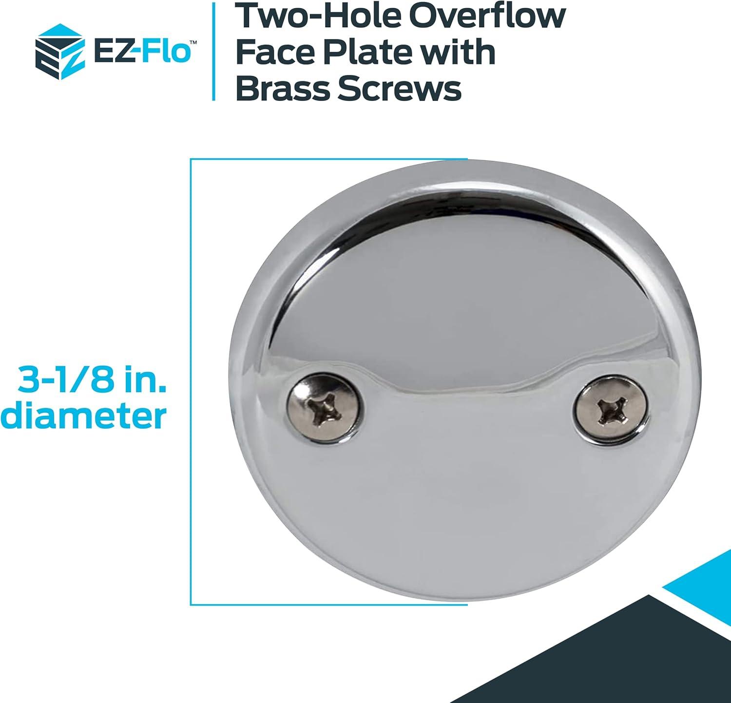 Manufacturer Varies Overflow Face Plate,Silver 35245