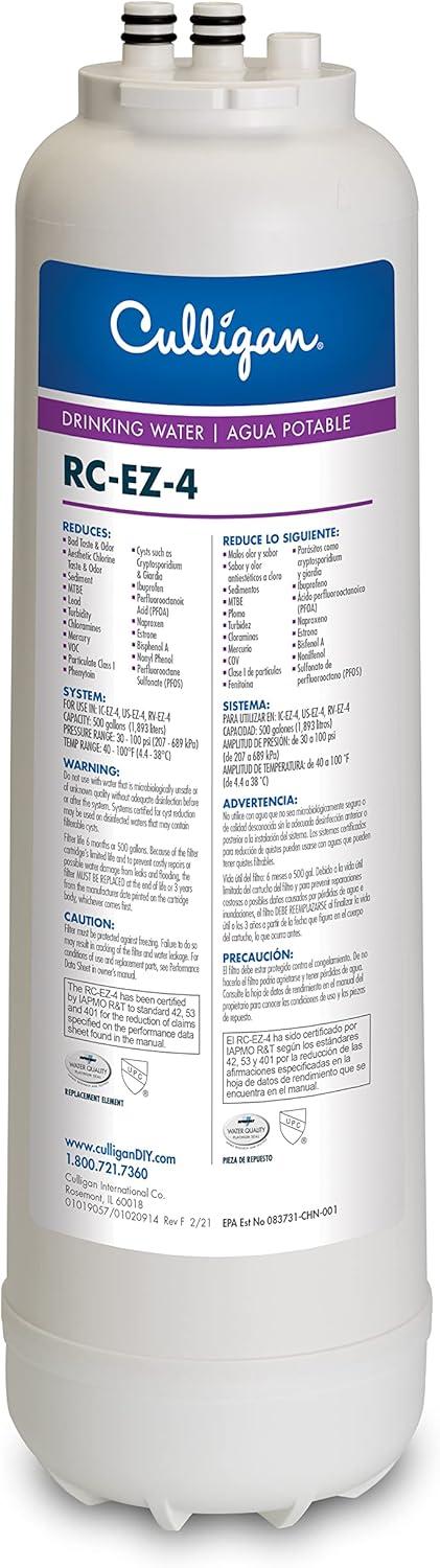 Culligan White 500 Gallon EZ-Change Water Filtration Cartridge