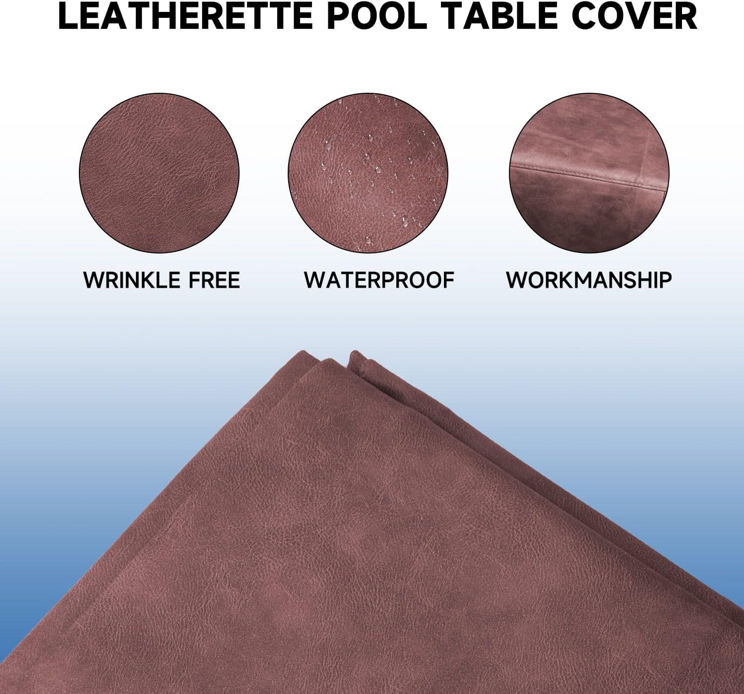 GSE Games & Sports Expert Leather / Faux Leather Pool Table Covers & Accessories