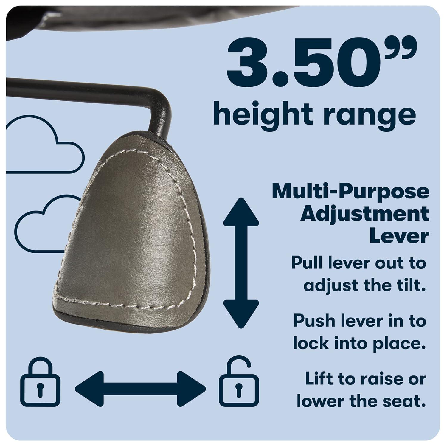 Big and Tall Executive Office Chair with Upgraded Wood Accents Mindset Gray - Serta: Bonded Leather, 350lb Capacity