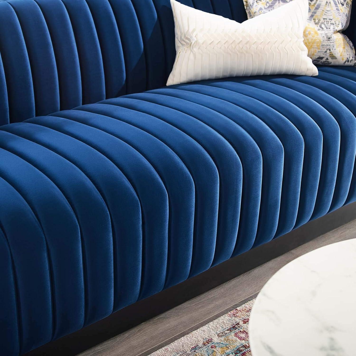 Modway Conjure Channel Tufted Velvet Sofa
