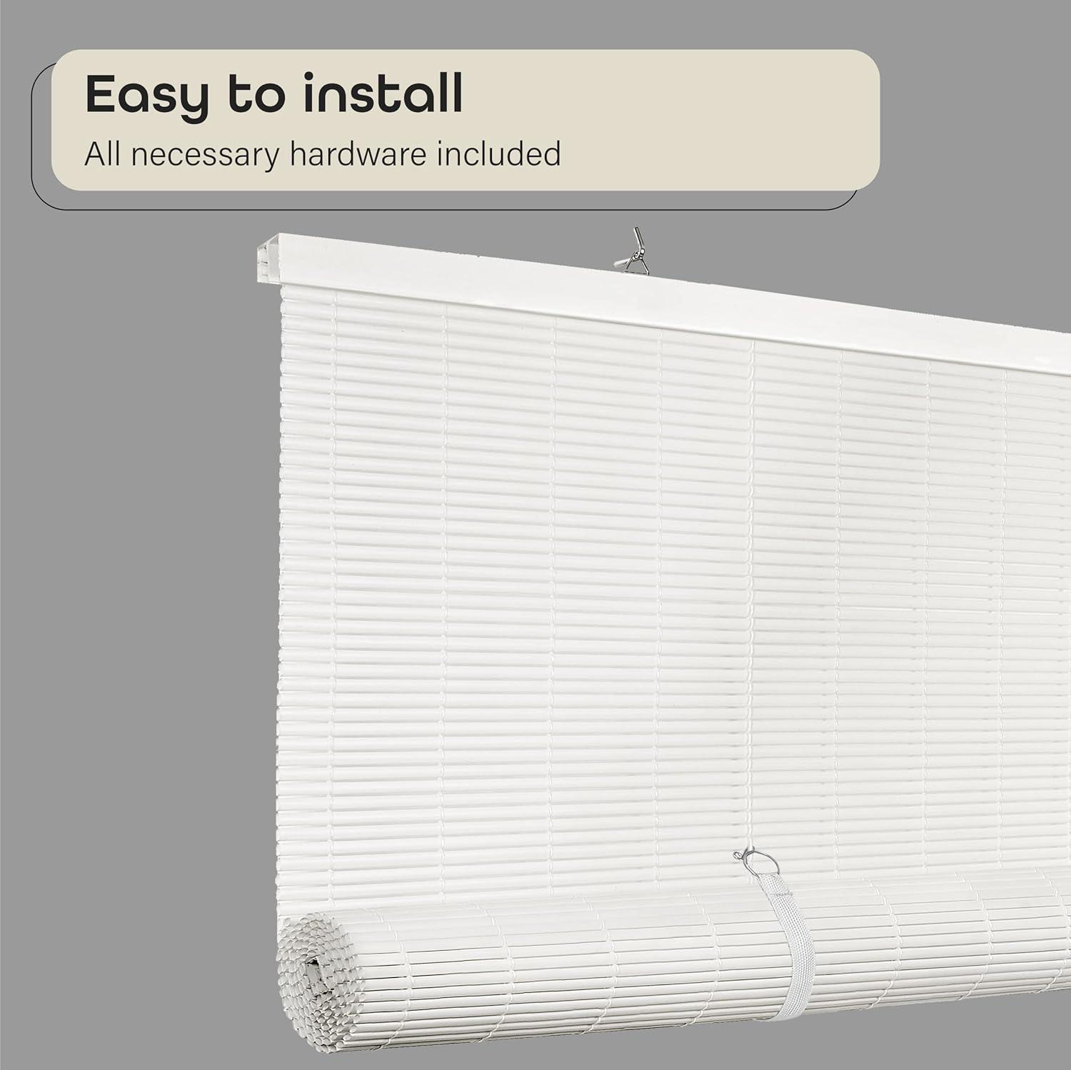 Ergode Cordless Solstice Vinyl Roll-Up Blind 30x72 - White