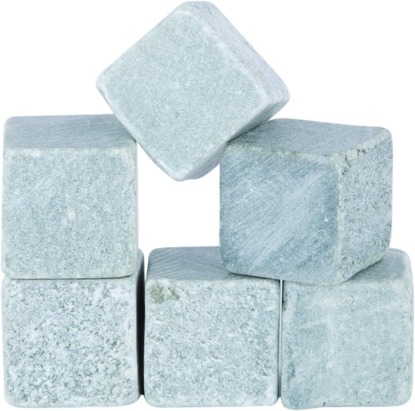 Glacier Rocks Soapstone Cube (Set of 6)