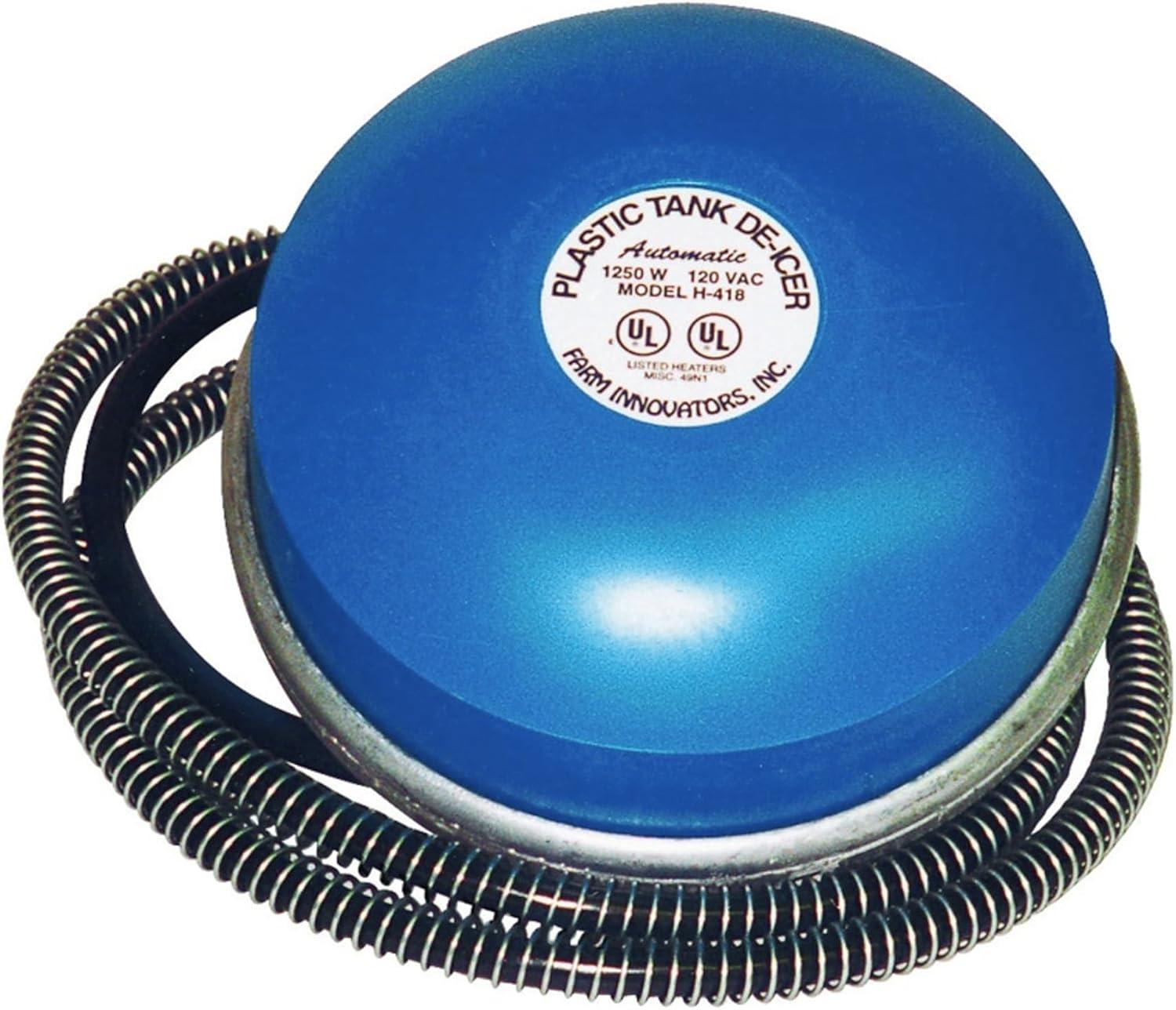 Blue Cast Aluminum Floating Tank Deicer with Thermostat